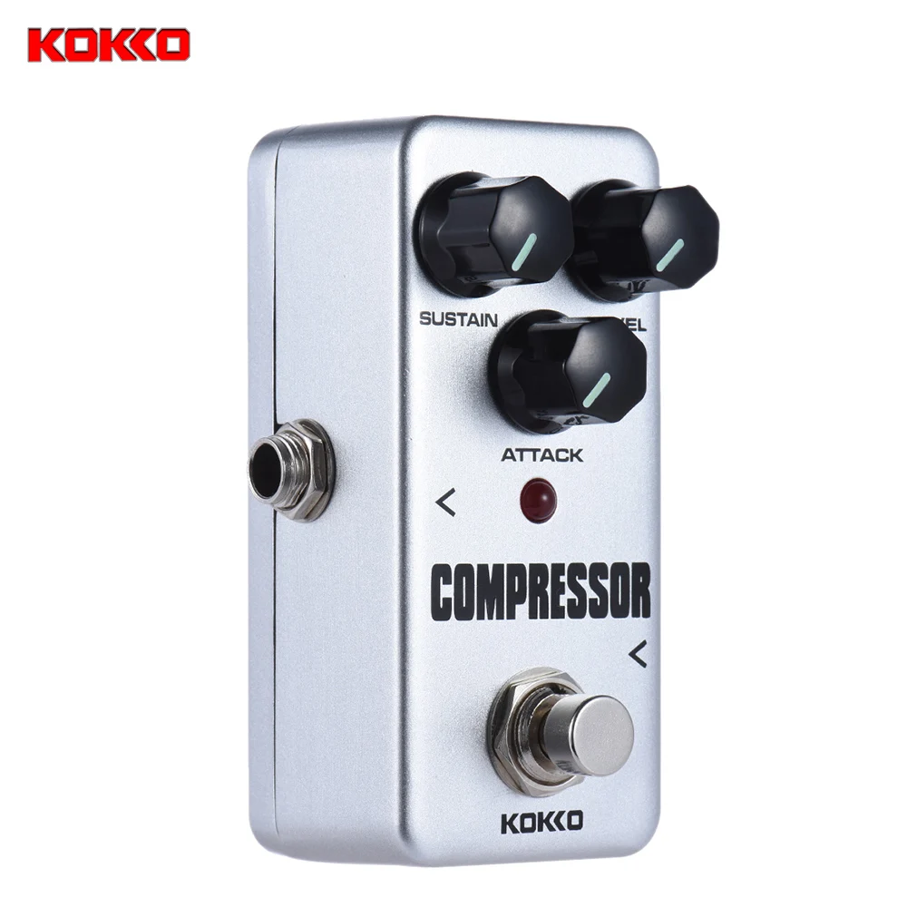 

KOKKO Guitar Pedal Effect Compressor Booster Distortion Overdrive Electric Bass Guitar Effects True Bypass Musical Instruments