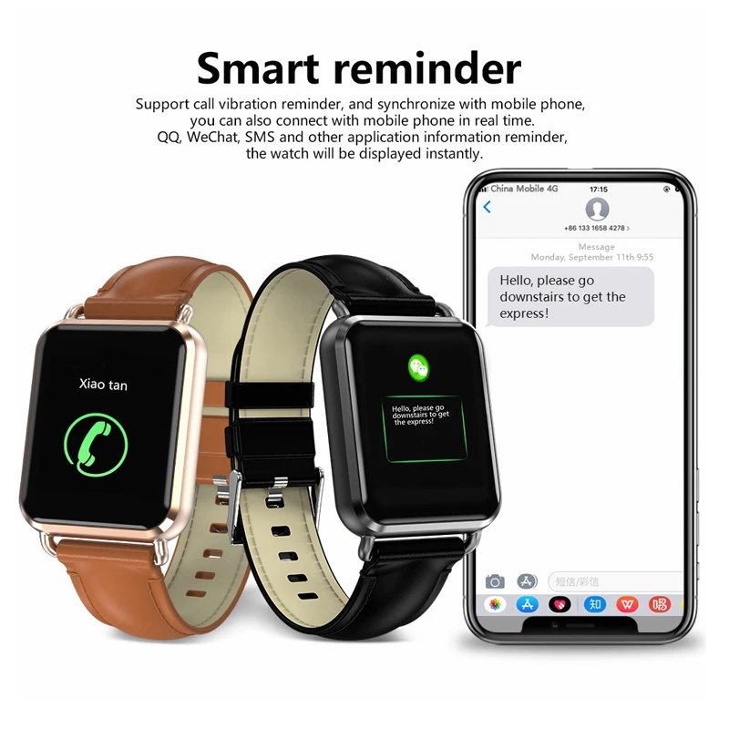 Vwar ЭКГ PPG Смарт часы мужские IP67 Водонепроницаемый монитор сердечного ритма Smartwatch