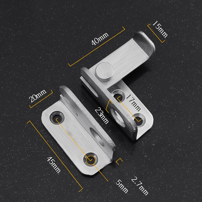 1 предмет Нержавеющая сталь безопасная, из дерева дверная защелка Пряжка замок дверной замок на лапчатых болтах открывается влево и вправо безопасные дверные аксессуары