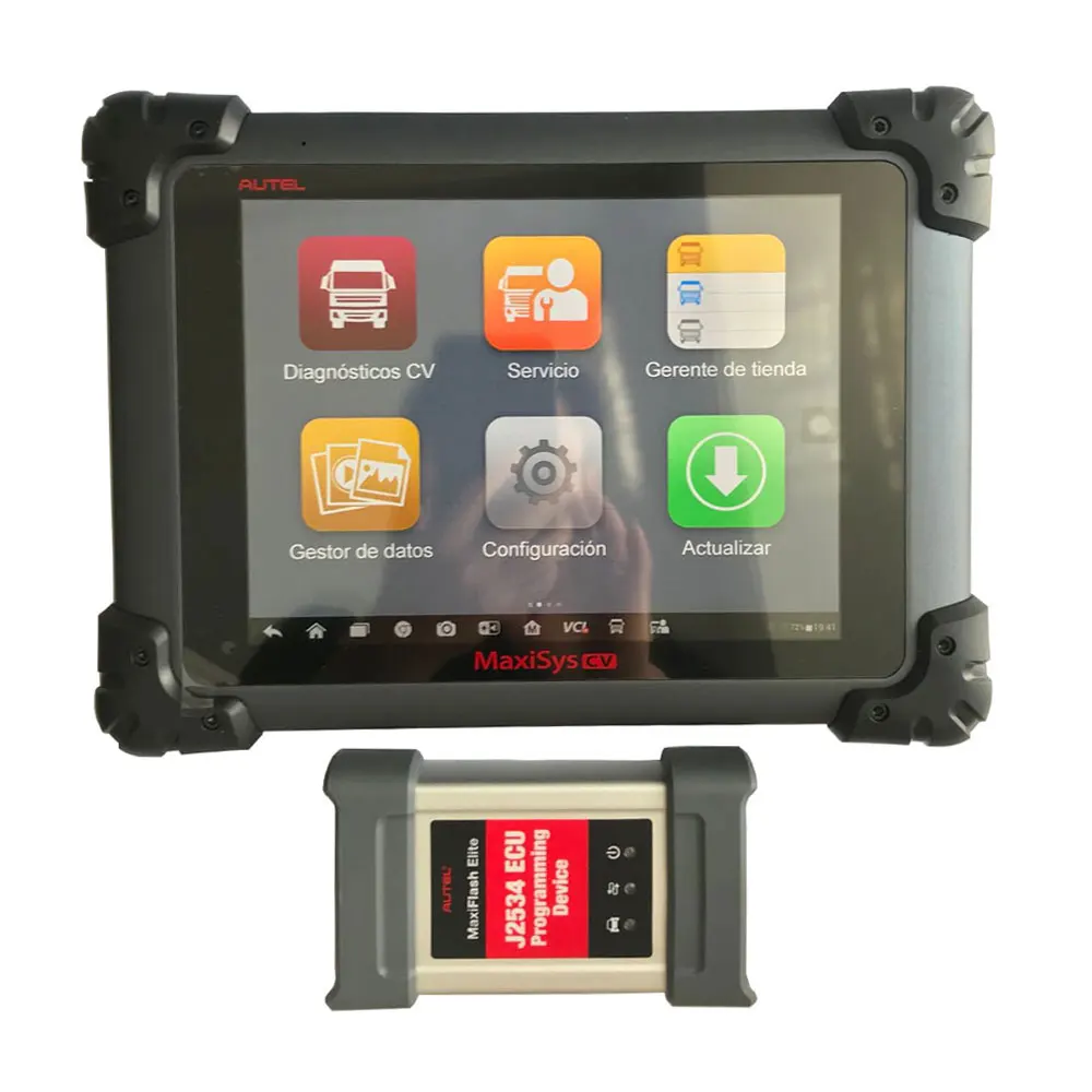 Autel Maxisys Ms908cv 908 Cv Diesel Truck Scanner Heavy Duty Diagnostic Tablet Scan Tool Full Configuration With Full Adapters Engine Analyzer Aliexpress
