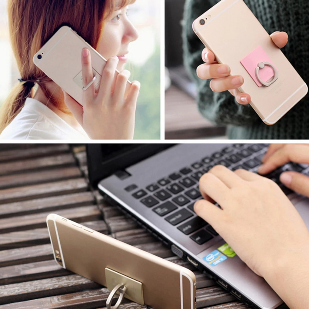 

1pcs Ring Stand Holder 360 Degree Rotation Style Phone Kickstands for Phone Tablet
