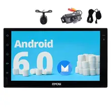 Android 6.0 7 inch Double 2 din Car Stereo 1080p GPS Navigation Autoradio Bluetooth Front&Reverse Camera Headunit Wifi USB/SD