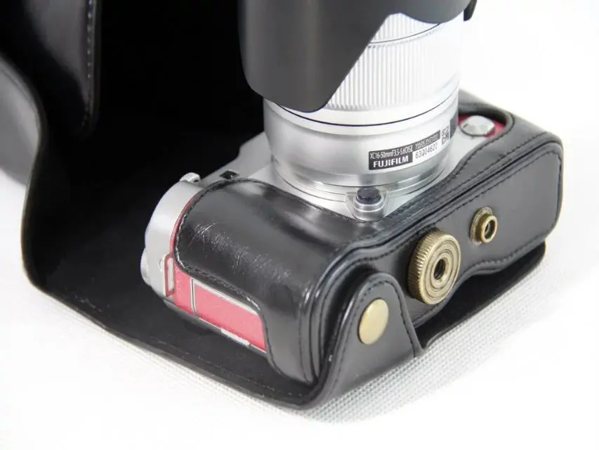 Retra Винтаж кожа цифровой Камера сумка для Fujifilm XM1 X-M1 XA1 X-A1 XA2 XM3 XA3 XA10 чехол с ремешком высокое качество