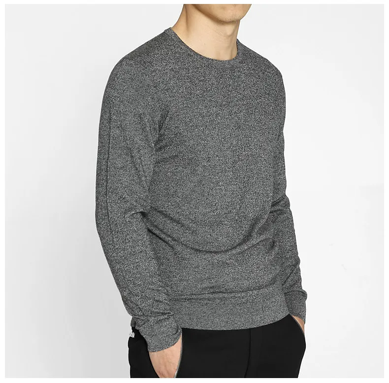 7Colors Sweater Pullovers Men 100% Merino Wool Sweater Jumpers Man Winter Warm Mercerizing Fleece Male knitwear Autumn Plus Size01
