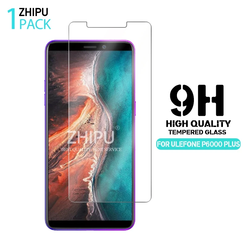 Закаленное стекло для ULEFONE P6000 PLUS защита экрана 2.5D 9H закаленное защитная