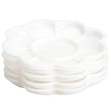 HOT-5Pcs пластик дизайн ногтей краски смешивания палитры пластины диск необходимый инструмент