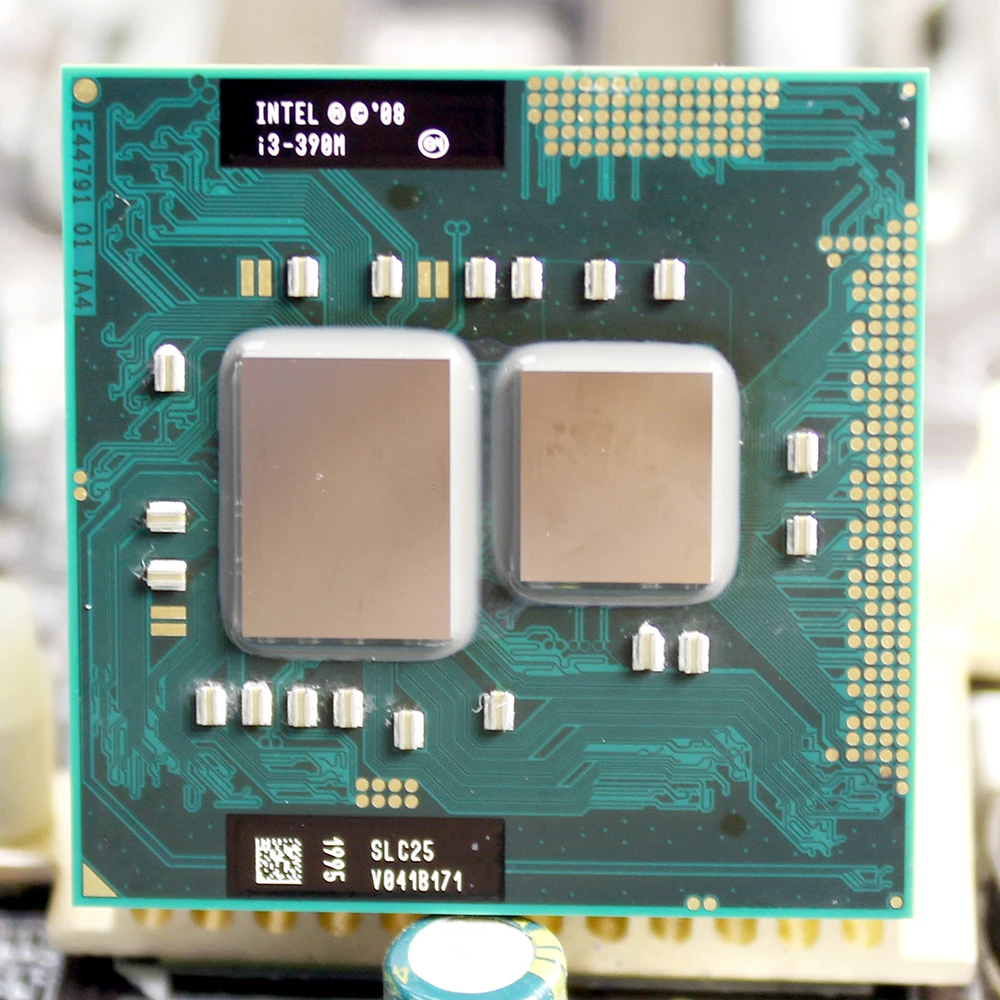 Процессор Intel core I3 390M i3-390M 3M cache 2,66 GHz Socket G1 для ноутбука, ноутбука, процессор