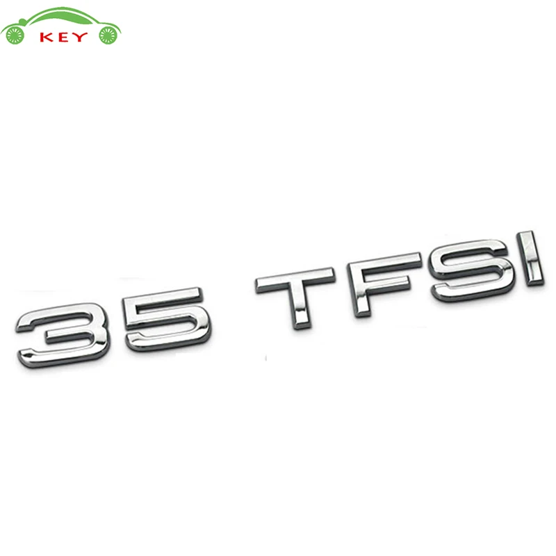 Автомобильная наклейка для Audi 30 35 40 45 50 TFSI Q3 Q7 A4L A6L A8L Quattro TT парная металлическая