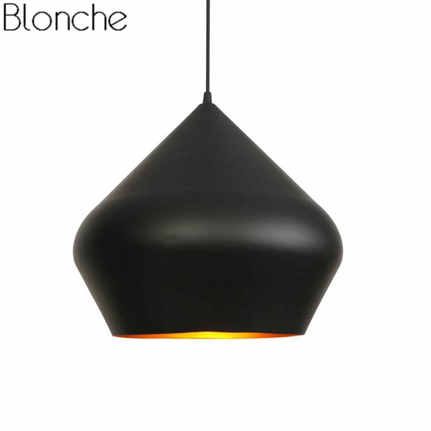 

Modern Iron Beat Pendant Lights Led E27 Hanging Lamp for Dining Room Kitchen Home Fat Suspension Luminaire Industrial Decor