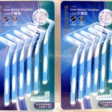 Watsons L Тип межзубные щетки 0,8 мм Размер SSS стоматологический для ротовой полости Floss Flosser зубочистка путешествия