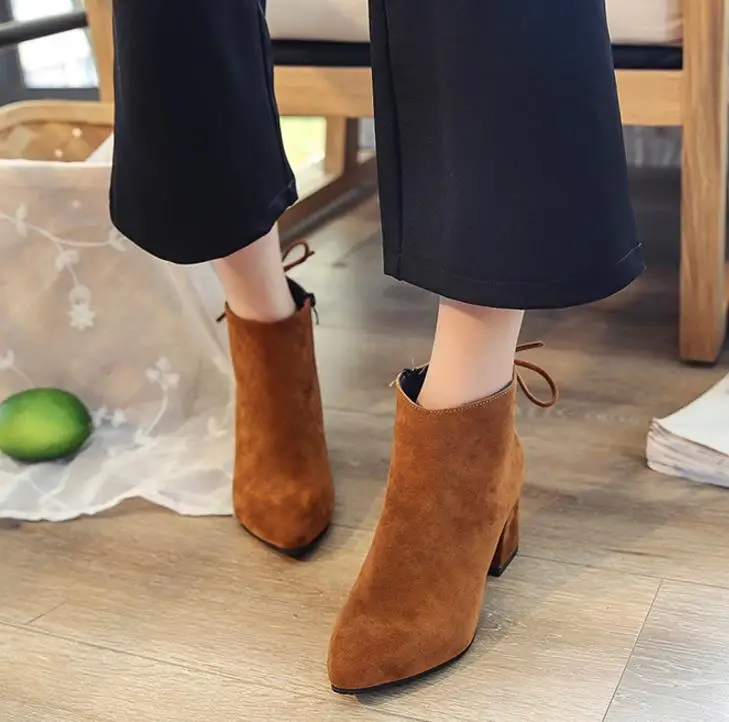 

2018 autumn and winter explosion models plus velvet Martin boots ladies boots winter boots best-selling women's boots