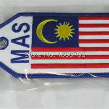 Малайзия mas флаг Airlines путешествия Чемодан тег