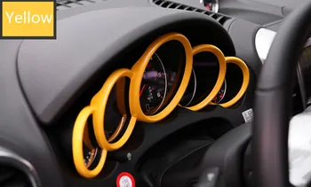 

Cayenne 2011 2012 2013 2014 2015 2016 2017 2018 Dashboard Speedometer Gauge Instrument Ring Cover car styling