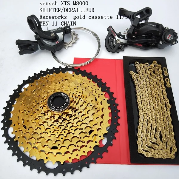 

SENSAH XT 1x11 speeds set Group 4 with 11-50 mountain bike best 11 speeds derailleur front gear / gear / chain 11 speeds SRAM m8