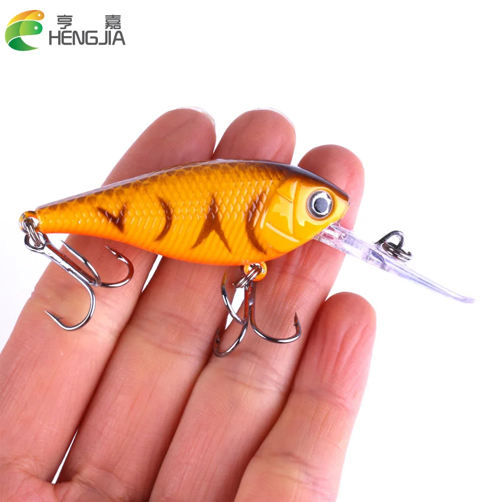

Hengjia fishing lure Minnow Plastic Hard bait 7.2g 8cm Swiming Artificial Isca Tackle lifelike 3D fishing eyes