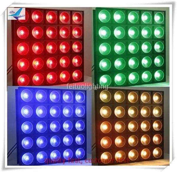 8pcs/lot 5x5 25x30w led rgbw Beam Blinder Light Matrix LED light | Лампы и освещение