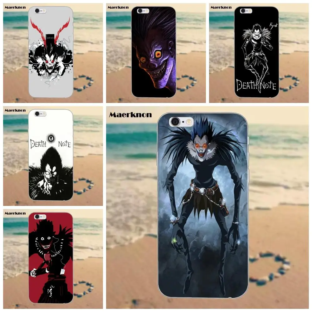 

Ryuk death note Soft TPU Case Cover For iPhone 4 4S 5 5S 5C SE 6 6S 7 8 Plus X Samsung Galaxy A3 A5 J1 J3 J5 J7 2016 2017
