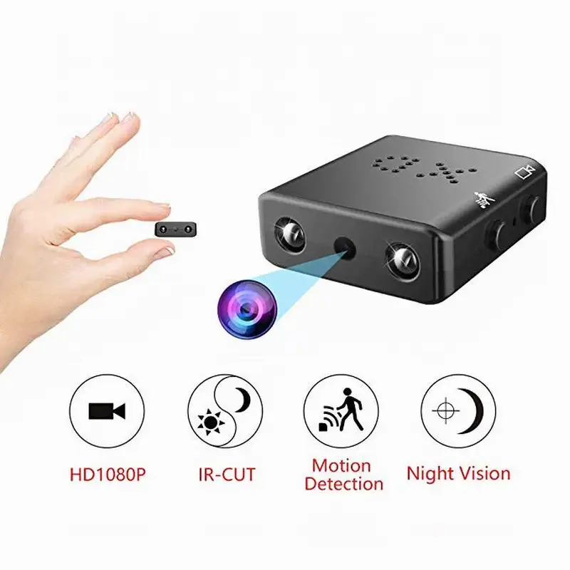 

Smallest Smart Camera XD IR-CUT Mini Camera 64GB HD 1080P Infrared Night Version Monitor Concealed Voice recorder DV Kamera