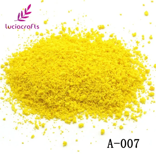 2 Lemon yellow Lucia crafts 15 г/лот искусственное дерево снег порошок для рождества микро Ландшафтный песок ручной работы H0103 - Цвет: 2 Lemon yellow