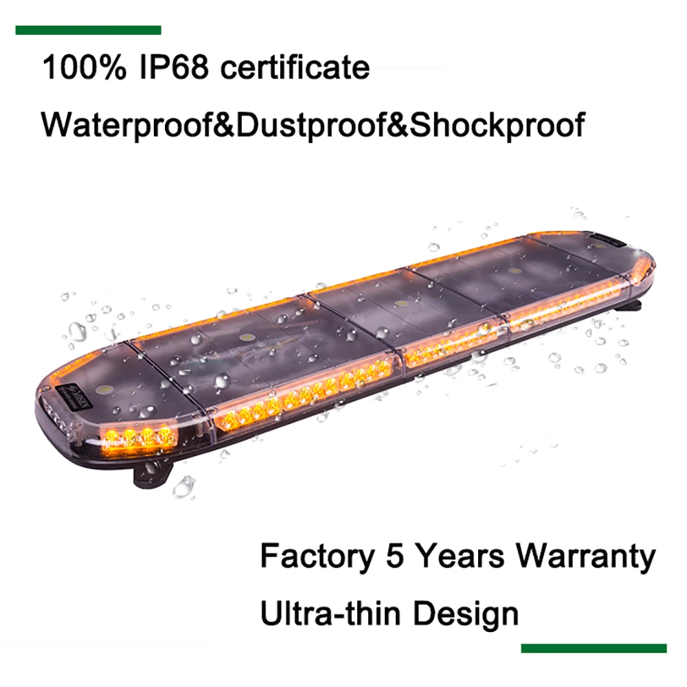 Янтарный светодио дный аварийного трафика lightbar/24 В Сертификация безопасности дорожного движения буксировки Amber синий и красный цвета