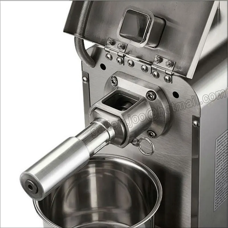 1 Set (Squeeze bar+Squeeze screw) for 600W/650W/700W Automatic Home Oil Press Machine Stainless Steel Cold Press Hot press 5