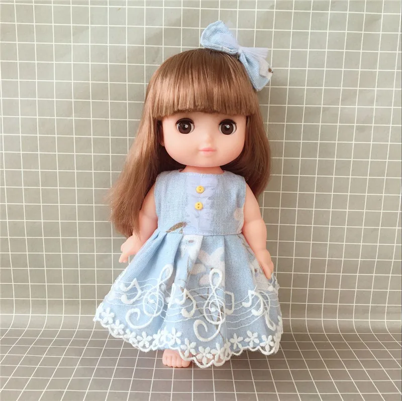 

Fat girls cutey reborn baby pop Blyth Mellchan dolls blink big eyes simulation OB toys change dresses lovely girls kids gifts