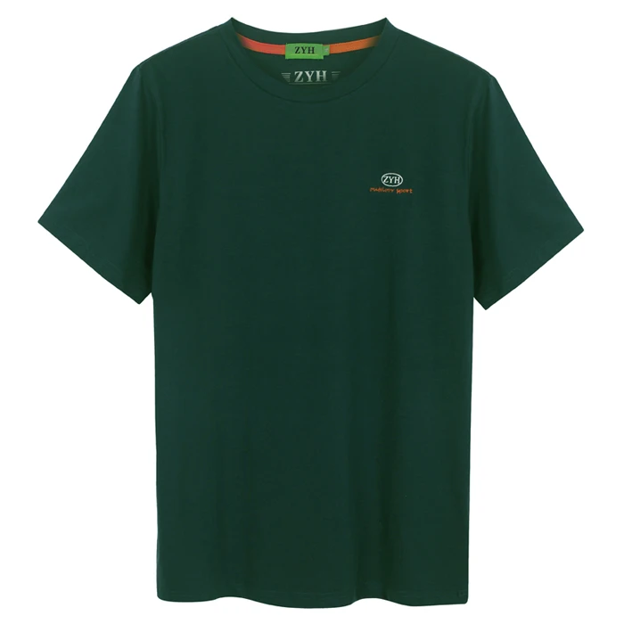 qualidade sólida casual camisetas moda t camisa