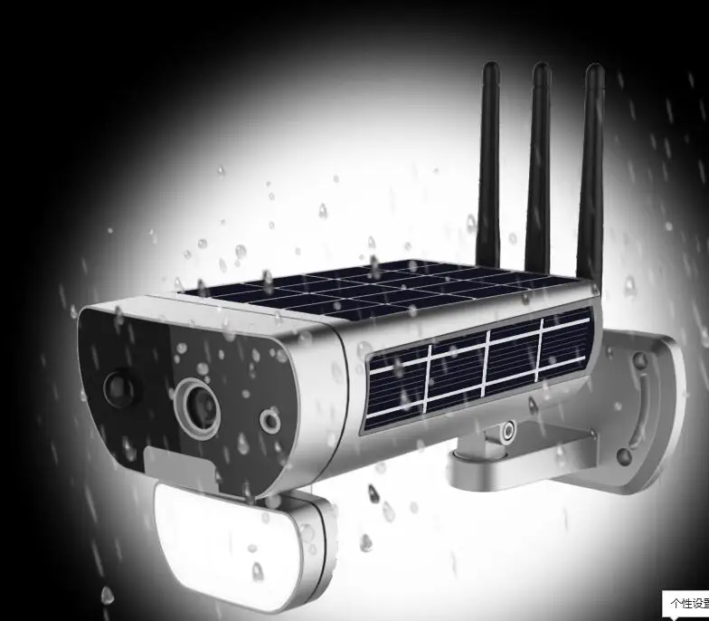 

Solar Battery Ultra-Low-Power Sound-Light alarm IP Network Camera