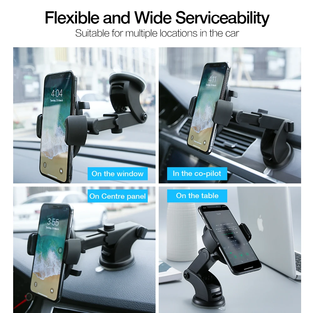  RAXFLY Auto Telefon Halter Für Telefon Dashboard Windschutzscheibe Saugnapf Saugnapf Halterung Halt