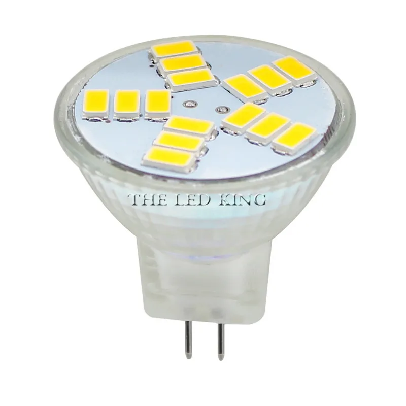 3 Вт 5 7 SMD5730 mr11 Светодиодный светильник DC 12 В/AC стеклянная лампа 9/12/15 светодиодный s