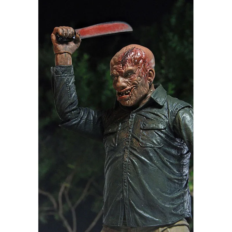 NECA 3D пятница 13-я часть 3 последняя часть Джейсон Voorhees ПВХ фигурка модель куклы 18 см