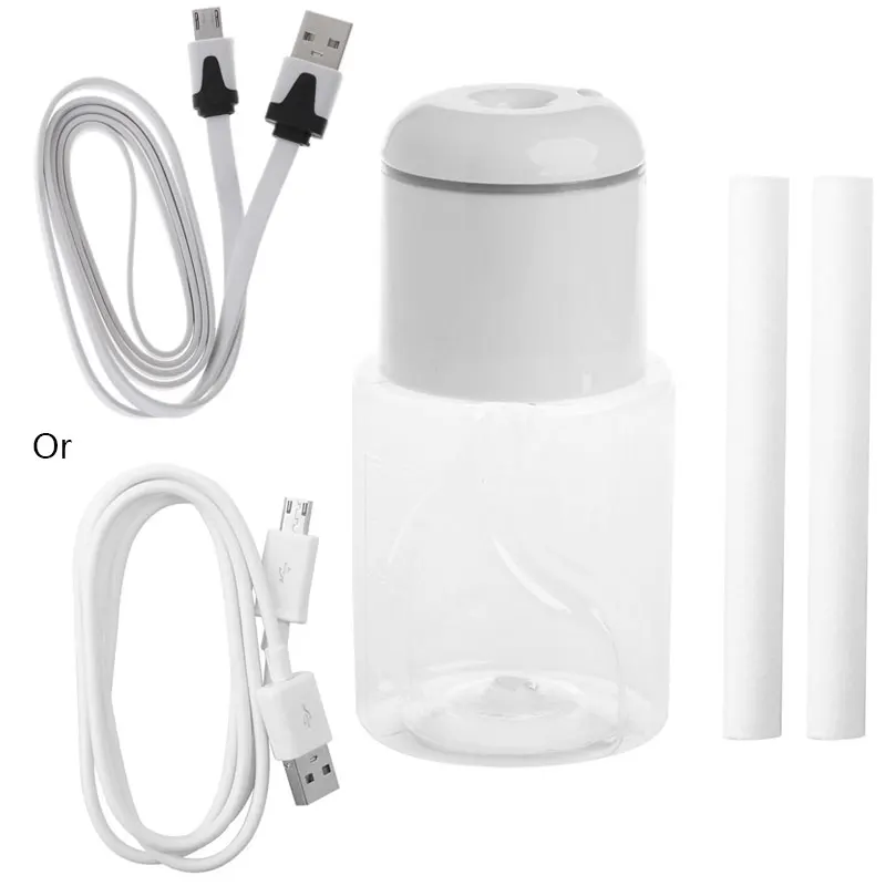 

Ultrasonic Mist Make Air Humidifier Bottle Caps LED Light Aroma Diffuser Fogger