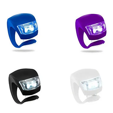 Waterproof Silicone Double White LED Light for Bicycle(Rancom Color) | Спорт и развлечения