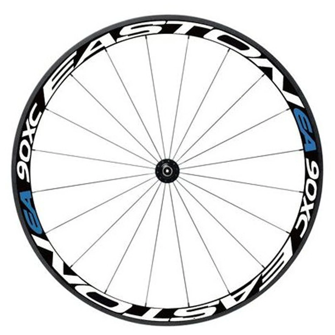 iguardor Bike Bicycle Wheel Rims Light Reflective Stickers Decal - White + Blue