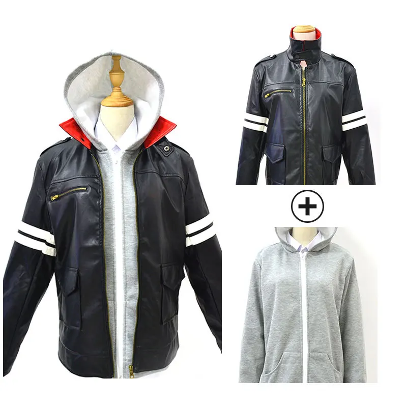

Prototype Alex Mercer Costumes Alex Mercer Leather Jackets Cosplay Games Anime Mens Leather Jackets Hooded Sweatshirts shirt
