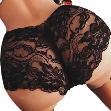 M-5XL женское дышащее женское кружевное белье Эротические Горячие стринги majtki damskie неженственные трусики прозрачное Сексуальное белье