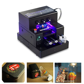

automatic a4 uv digital glass bottle printer, custom printing baby bottle for sale