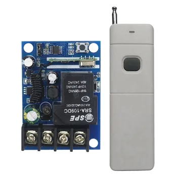 

New DC12--48V 12V 24V 36V 48V 1CH 10A RF Wireless Remote Control Switch System teleswitch 1*(JRL-2) Transmitter + 1 *Receiver