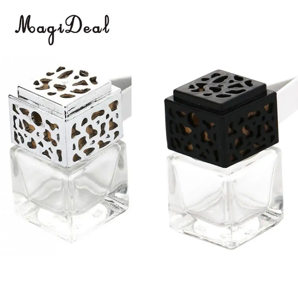 Vintage Car Interior Diffuser Bottle Favours Air Freshner Scented Atomizer Container Case Glass Atomizer Set	
