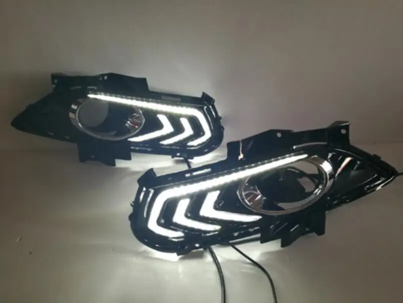 

Car Styling DRL Headlights for Fords Mondeo- 2013-2016 daytime running light Auto LED Day Driving Lamp