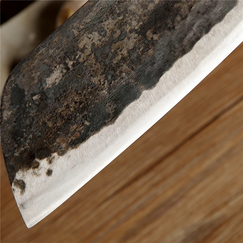 Free Shipping Handmade Forged Kitchen Professional Cleaver Chef Slicing Knife Meat Fish Vegetable Multi-purpose Cutting Knife