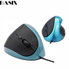 BASIX Проводная вертикальная мышь Эргономичный Оптический 2,4G 800/1200/1600 Точек на дюйм здоровый Вертикальная мышь для настольных ПК портативный компьютер Мышь