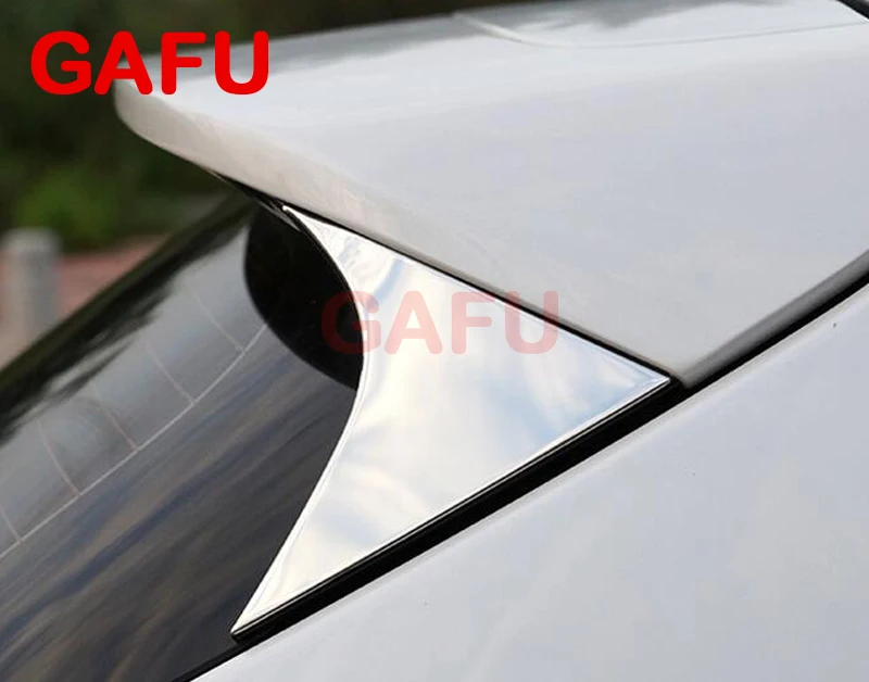 For Hyundai Tucson 2016 2017 Side Rear Window Spoiler Chrome Cover Trim Triangle Garnish Bezel Accessorie | Автомобили и