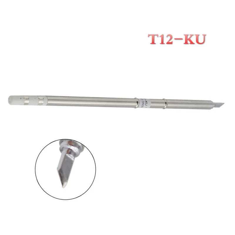 

1PC T12-KU Soldering Iron Tips for Hakko Handle Temperature Controller Soldering Rework Station FX-951 FX-952
