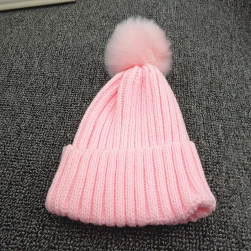 MYZOPER/Новинка 2019 года; однотонная вязаная шапка в Корейском стиле; теплые наушники для малышей; шапка бини для осени зимы