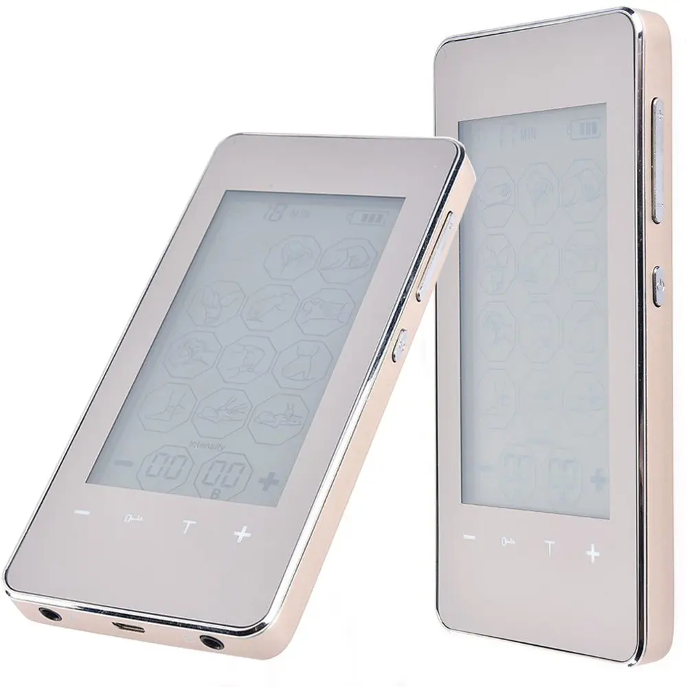 Rechargeable Body Massager 12-Mode Touch Screen Backlight Massage Instrument TENS Physiotherapy anti-stress Pain Relieve Machine