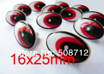 

Free Ship!! Super light clay jewelry material/accessories/animal doll toy doll eyes16x25mm cartoon eyes