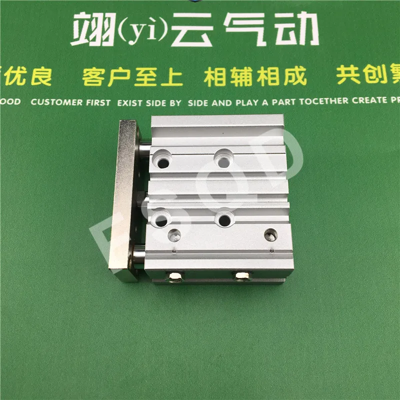 

MGPM16-10 MGPM16-20 MGPM16-25 SMC compact guide cylinder Thin Three-axis cylinder with rod cylinder MGPM series
