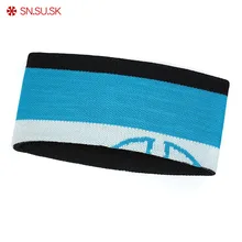 Спортивная повязка на голову для мужчин и женщин, эластичные теплые повязки для волос для йоги, лыжные аксессуары для волос, вязаные повязки для волос унисекс, головные уборы для бега