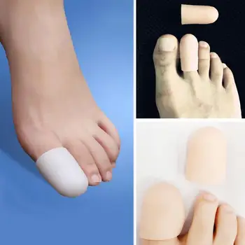

1Pair Silicone Gel Pointe Toe Cap Cover Calluses Ingrown Cushions Toenails Pain Relief Blisters Gel Toe For Toes Soft Pads